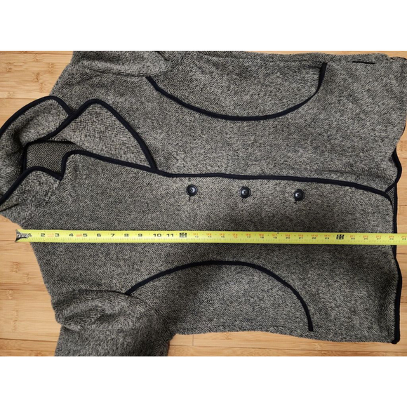 Vintage Woolrich Coat Gray Fleece Belted Coat Made In USA Women's Medium Outdoor - Picture 7 of 10